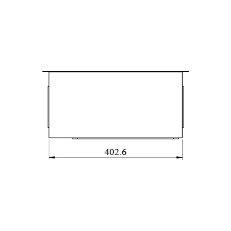 سینک استیل باکسی کن مدل A4040 R10