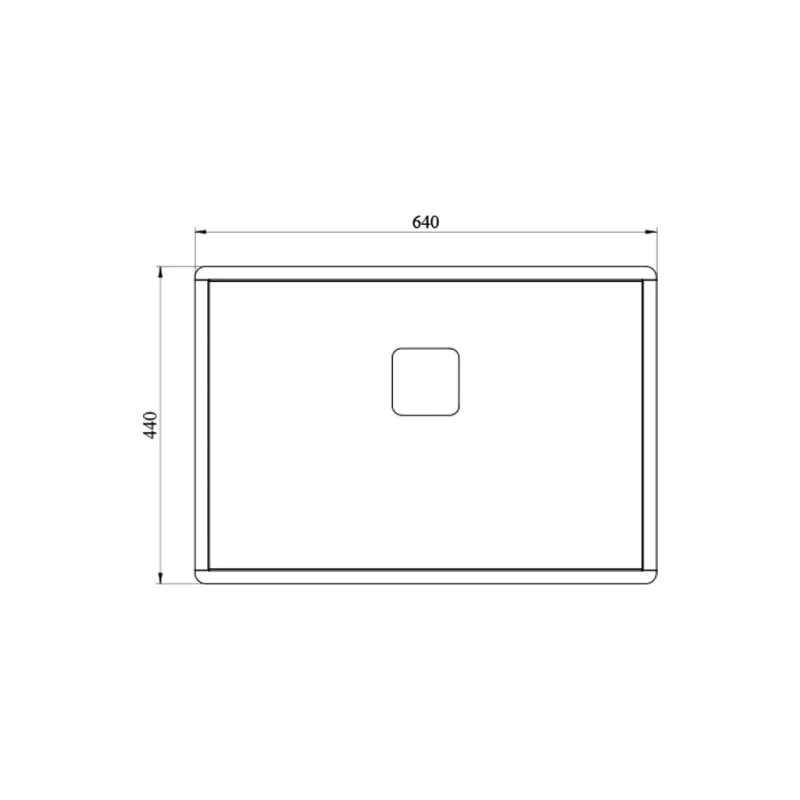 سینک استیل باکسی کن مدل A4060 R10