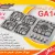 اجاق گاز استیل نگین الماس مدل ga014