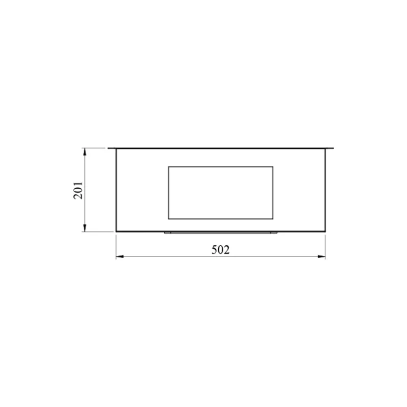 سینک استیل باکسی کن مدل A4050