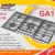 اجاق گاز استیل نگین الماس مدل ga012