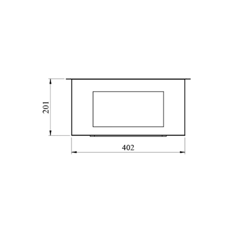 سینک استیل باکسی کن مدل A4040 R10