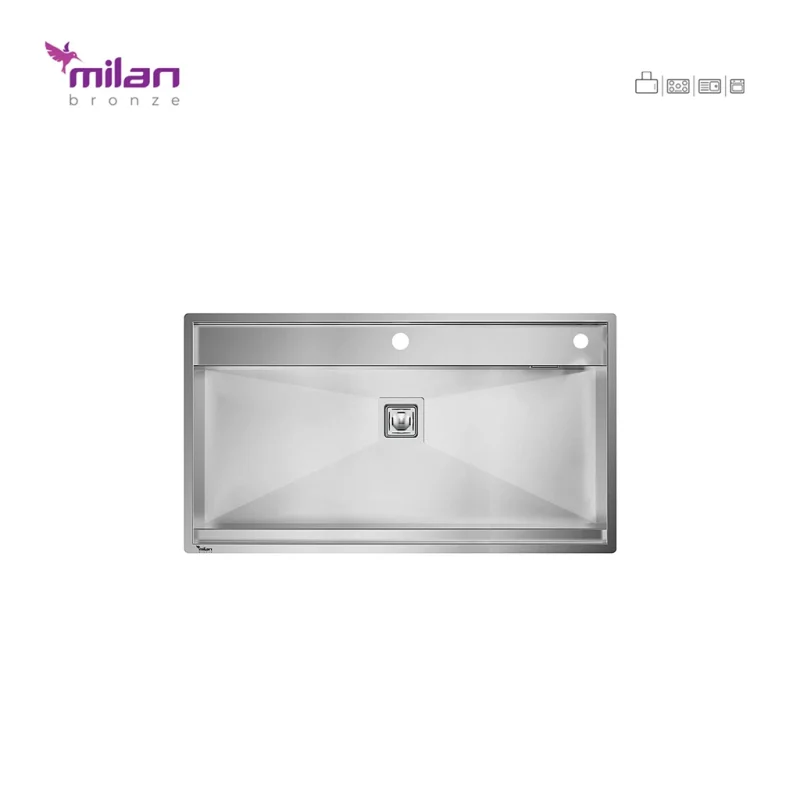 سینک استیل میلان مدل 4090