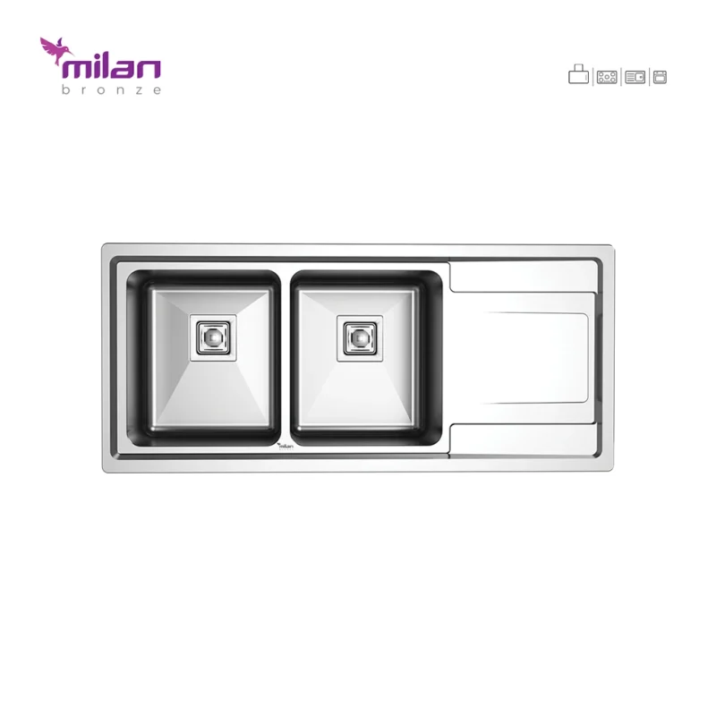سینک استیل میلان مدل 8012