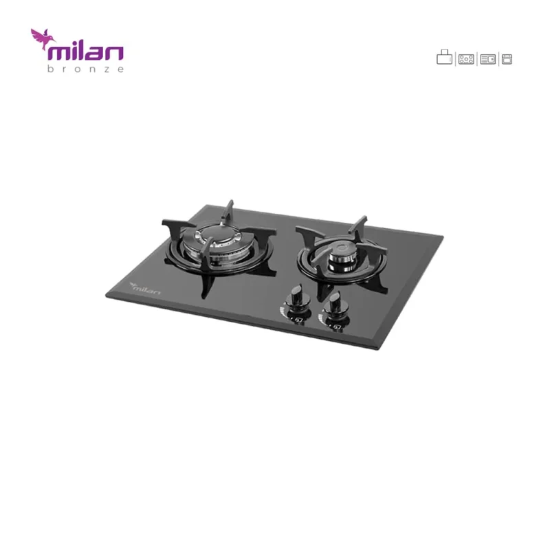 اجاق گاز شیشه ای میلان مدل g25