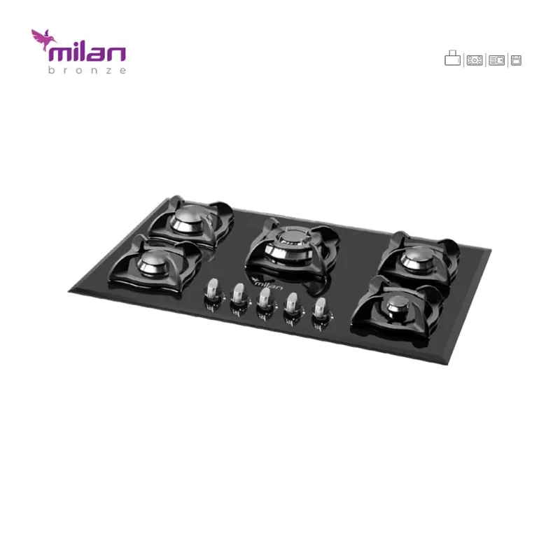 اجاق گاز شیشه ای میلان مدل g303
