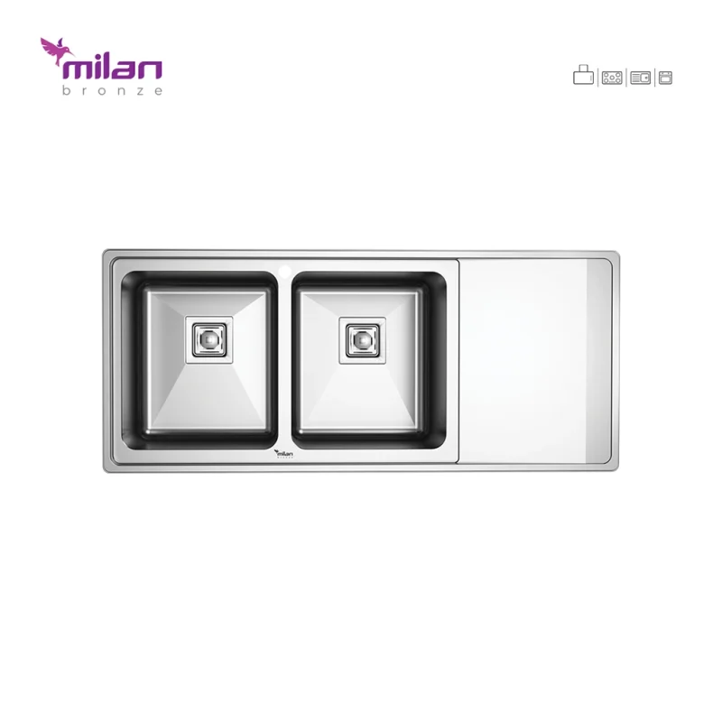 سینک استیل میلان مدل 8010