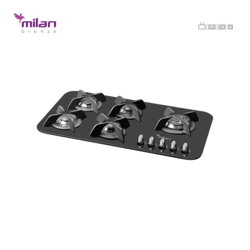 اجاق گاز شیشه ای میلان مدل g306