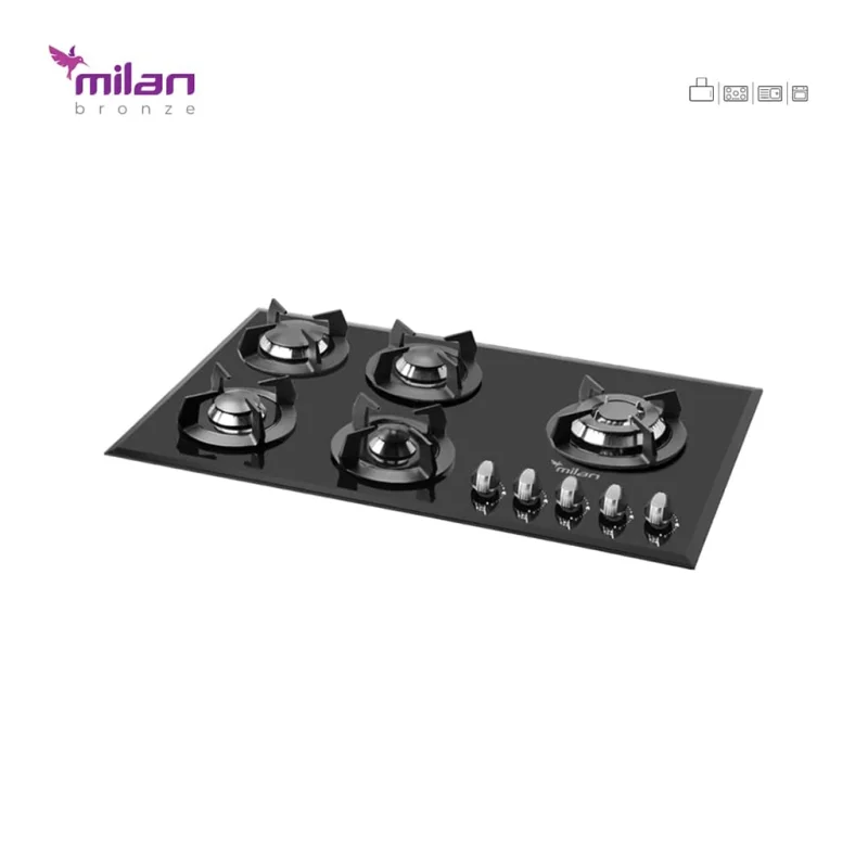 اجاق گاز شیشه ای میلان مدل g302