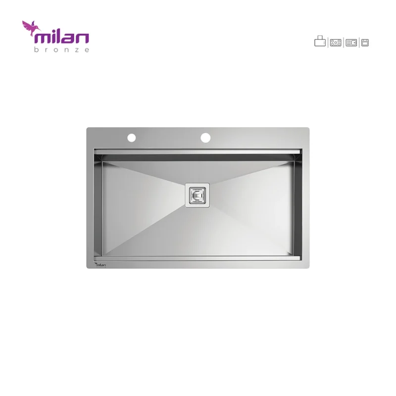 سینک استیل میلان مدل 4075