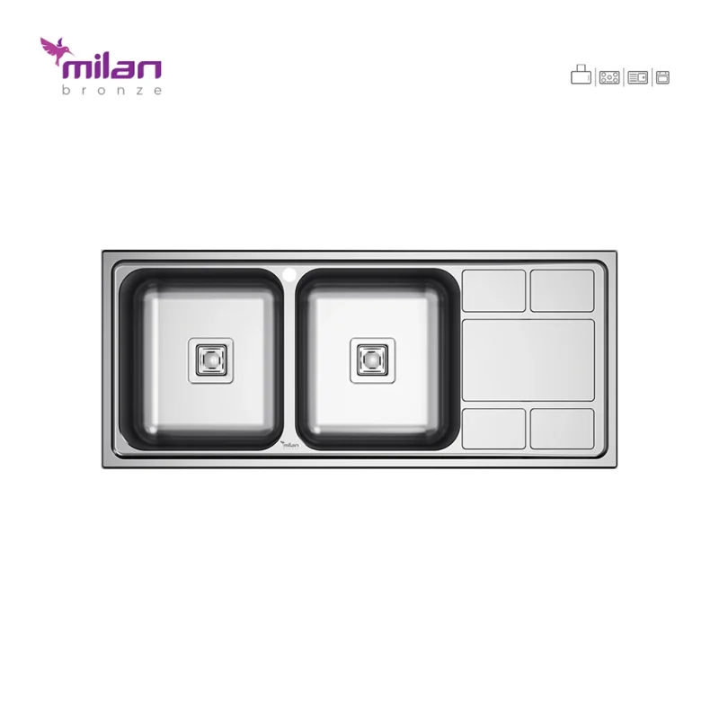 سینک استیل میلان مدل 5010
