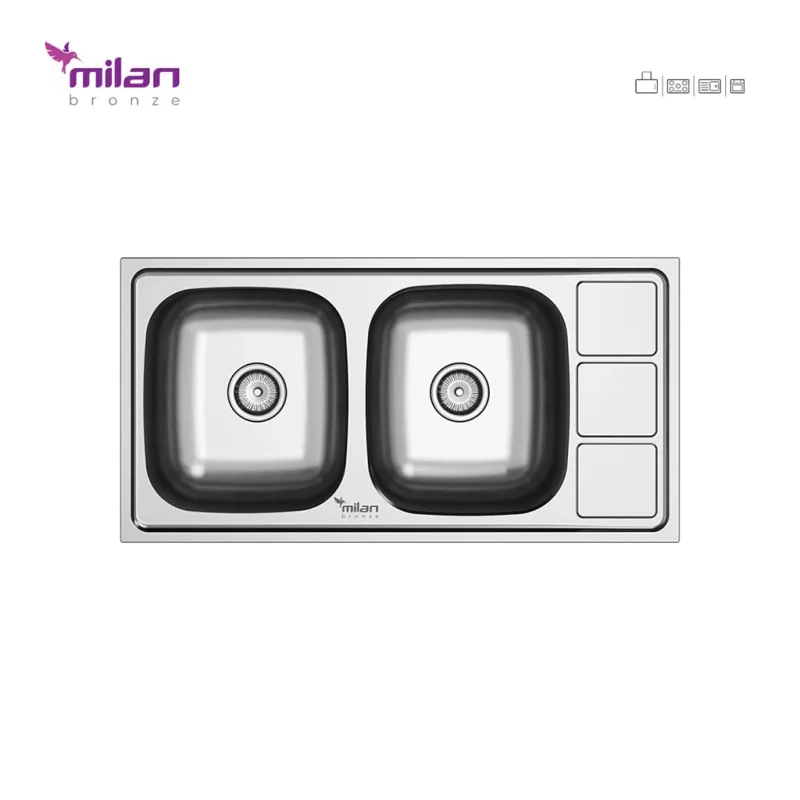 سینک استیل میلان مدل 7020