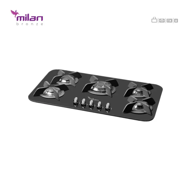 اجاق گاز شیشه ای میلان مدل g304