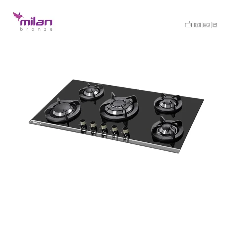اجاق گاز شیشه ای میلان مدل g309m