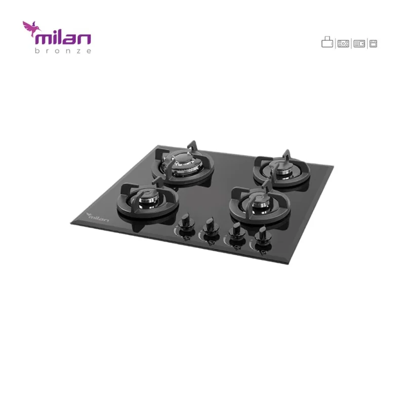 اجاق گاز شیشه ای میلان مدل g42