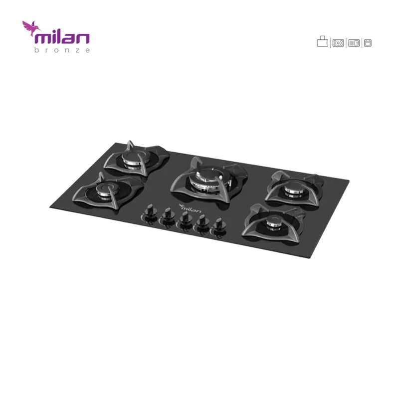 اجاق گاز شیشه ای میلان مدل g94