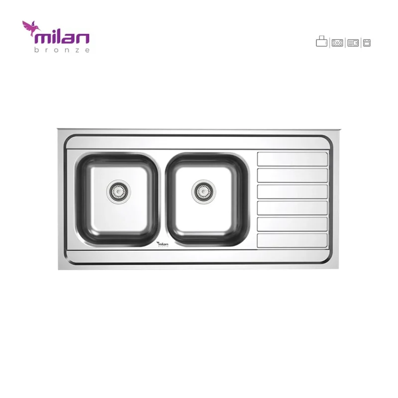 سینک استیل میلان مدل 1021